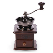 Load image into Gallery viewer, Antique Manual Hand Coffee Burr Grinder