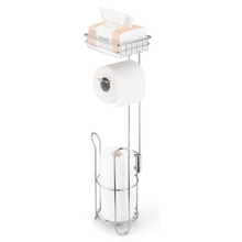 Load image into Gallery viewer, Free Standing Toilet Paper Roll Holder
