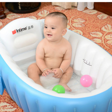 Load image into Gallery viewer, Infant Baby Inflatable Shower Bathtub