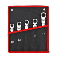 Load image into Gallery viewer, Flex Head Ratcheting Metric Wrench Set