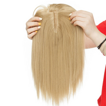 Load image into Gallery viewer, Clip On Hair Topper Pieces Synthetic Wiglet For Women