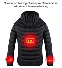 Load image into Gallery viewer, Snap On Heated Electric Jacket Battery Operated