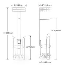 Load image into Gallery viewer, Free Standing Toilet Paper Roll Holder