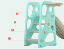 Load image into Gallery viewer, 3 in 1 Kids Swing Set Playhouse With Slide