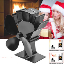 Load image into Gallery viewer, Wood Stove Fan Heat Powered Blower