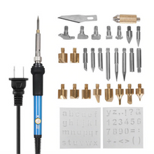 Load image into Gallery viewer, Wood Burning Pyrography Pen Kit