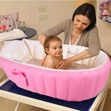 Load image into Gallery viewer, Infant Baby Inflatable Shower Bathtub
