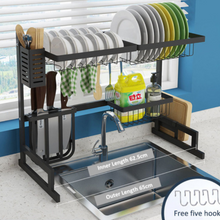 Load image into Gallery viewer, Over Kitchen Sink Dish Drying Rack