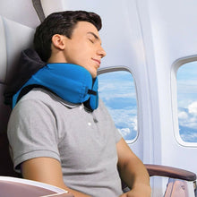 Load image into Gallery viewer, Premium Travel Neck Airplane Pillow with Hood