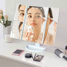 Load image into Gallery viewer, Lighted Makeup Mirror Large Adjustable Bright Led Face Vanity Mirror