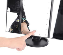 Load image into Gallery viewer, Lighted Makeup Mirror Large Adjustable Bright Led Face Vanity Mirror