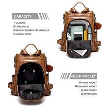 Load image into Gallery viewer, Women's Anti Theft Backpack Best Theft Proof Travel Backpack
