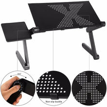 Load image into Gallery viewer, Adjustable Portable Laptop Stand Holder Table Tray For Bed