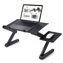 Load image into Gallery viewer, Adjustable Portable Laptop Stand Holder Table Tray For Bed