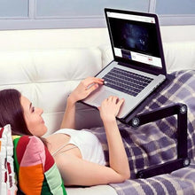 Load image into Gallery viewer, Adjustable Portable Laptop Stand Holder Table Tray For Bed