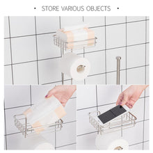 Load image into Gallery viewer, Free Standing Toilet Paper Roll Holder