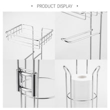 Load image into Gallery viewer, Free Standing Toilet Paper Roll Holder