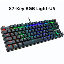 Load image into Gallery viewer, Rainbow RGB Mechanical Gaming Keyboard For PC