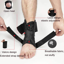Load image into Gallery viewer, Lace Up Ankle Stabilizer Support Brace