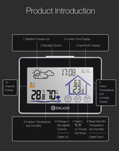Load image into Gallery viewer, Indoor Outdoor Home Weather Station