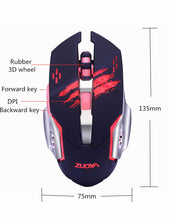 Load image into Gallery viewer, Wired Light RGB PC Gaming Mouse