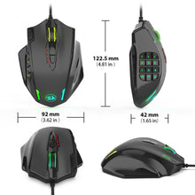 Load image into Gallery viewer, Wired Light RGB PC Gaming Mouse With Side Buttons