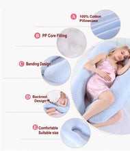 Load image into Gallery viewer, U Shaped Pregnancy Maternity Body Pillow