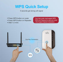 Load image into Gallery viewer, Wifi Repeater Signal Range Extender Wireless