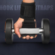 Load image into Gallery viewer, Weight Lifting Wrist Hook Straps