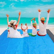 Load image into Gallery viewer, Large Sand Free Beach Blanket Mat