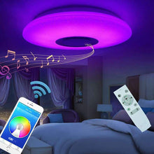 Load image into Gallery viewer, LED Flush Mount Ceiling Modern Light With Music