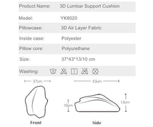 Load image into Gallery viewer, Lumbar Back Support Pillow Cushion For Chairs