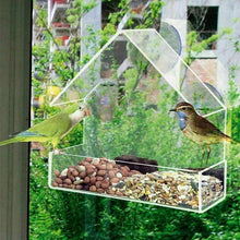 Load image into Gallery viewer, Window Bird Feeder Platform Station