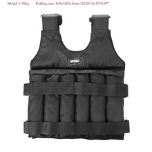 Load image into Gallery viewer, Adjustable Workout Weighted Running Vest