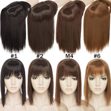 Load image into Gallery viewer, Clip On Hair Topper Pieces Synthetic Wiglet For Women