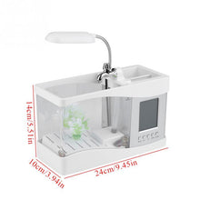 Load image into Gallery viewer, Small LED Fish Aquarium Water Tank