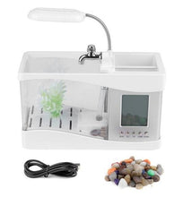 Load image into Gallery viewer, Small LED Fish Aquarium Water Tank