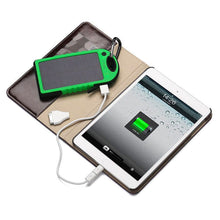 Load image into Gallery viewer, Portable Solar Powered Cell Phone Battery Charger