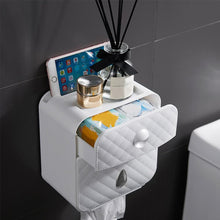 Load image into Gallery viewer, Wall Mounted Toilet Paper Holder With Shelf Storage