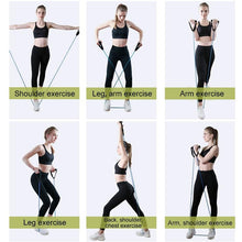 Load image into Gallery viewer, Workout Exercise Resistance Bands Set For Arms/Legs