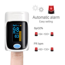 Load image into Gallery viewer, Finger Blood Heart Rate Pulse Oximeter