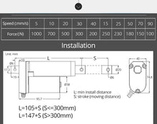 Load image into Gallery viewer, Electric Linear Actuator 12 Volt