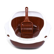 Load image into Gallery viewer, Kitty Cat Litter Box Small Corner Furniture