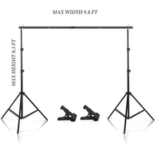 Load image into Gallery viewer, Heavy Duty Photo Backdrop Adjustable Stand Frame