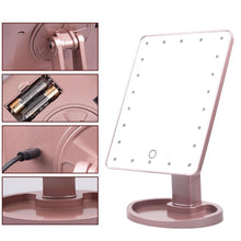 Load image into Gallery viewer, Lighted Magnifying Makeup Mirror Countertop Vanity 10X