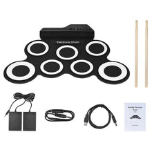 Load image into Gallery viewer, Portable Electric Drum Set Kit