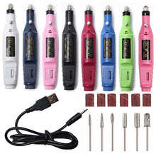 Load image into Gallery viewer, Portable Electric Nail File Drill Machine Kit