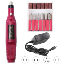 Load image into Gallery viewer, Portable Electric Nail File Drill Machine Kit
