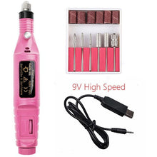 Load image into Gallery viewer, Portable Electric Nail File Drill Machine Kit