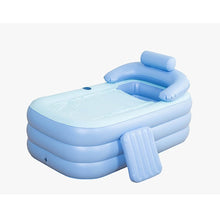 Load image into Gallery viewer, Portable Stand Alone Bathtub Foldable Spa With Foot Pump